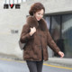 Yalu middle-aged and elderly fox large fur collar light down jacket female mother 2025 winter new warm casual jacket