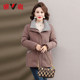 Yalu middle-aged and elderly mothers' down jacket 2025 winter thickened short warm duck down jacket for women