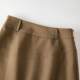 Chihiro Yi 2025 summer new brown skirt high waist age-reducing commuter straight slit long skirt