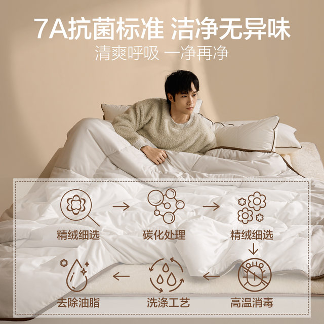 Heilan House Australian imported wool quilt 100% pure sheep wool thickened warm quilt home quilt core winter quilt core