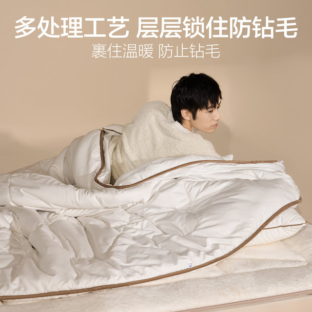 Heilan House Australian imported wool quilt 100% pure sheep wool thickened warm quilt home quilt core winter quilt core