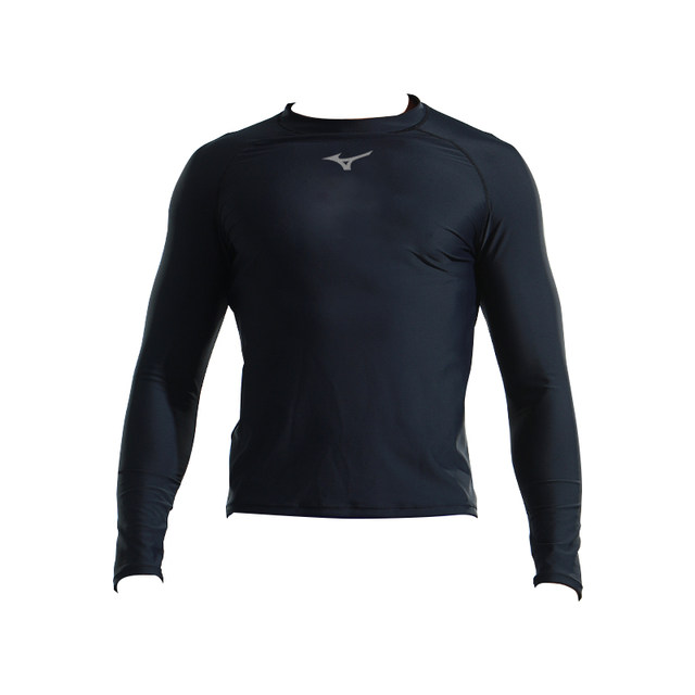 Mizuno men's swimsuit and trunks suit long-sleeved swimming top professional sun protection quick-drying hot spring men's surf suit