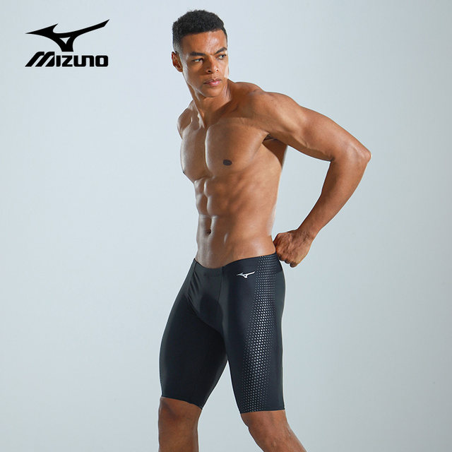 Mizuno swimming trunks for men five-point professional racing adult anti-embarrassment 2025 new swimsuit full swimwear