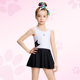 BE van der An children's swimsuit girl little black cat cat cat series 2025 new one-piece dress style belly-covering and making you look slim