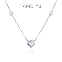 Fanci Fan Qi silver ( star point series) love you necklace woman light luxury valentine day gift to girlfriend