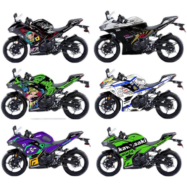 NIGHTCAT Kawasaki Ninja400 decal modified Ninja 400 sticker car decal version of the whole car