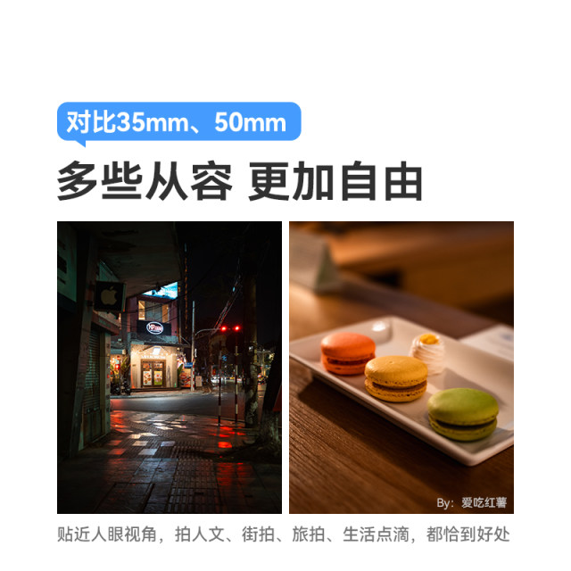 Mingjiang AF40mmF2.0 full-frame large aperture automatic focus lens 40f2.0 is suitable for Sony E and Nikon Z