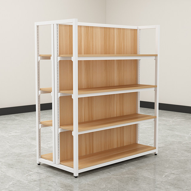 Island cabinet double-sided display table cosmetics display cabinet mother and baby store product display rack supermarket shelf storage rack