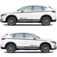 Suitable for Mazda CX-5 car sticker pull pattern cx5 personalized modified body decoration waistline side skirt color strip sticker