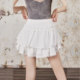 LA CRAWFISH Princess Style Fairy Skirt Sweet Lace Lace Lace Lace All-match Short Skirt Cake Skirt
