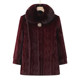 Elderly women's winter mink coat grandma's mink velvet plus velvet coat noble imitation fur mid-length mother's wear
