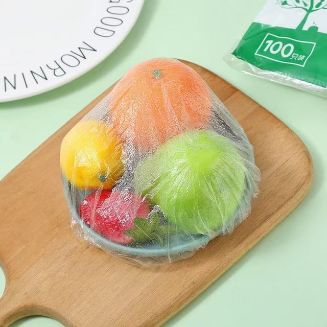[100 pieces] Disposable plastic wrap cover