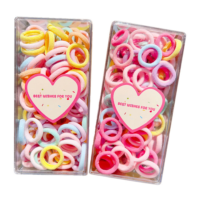 
Children's thumb hair ring, baby rubber band, girl's towel ring, hair rope, high elasticity, small chirp, girl's headband and hair accessories