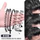 Men's invisible metal style hair hoop, high-end hair storage and sports black back head pressing hair fixed headband does not strangle the head