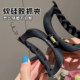 Soft silicone shark clip, safe and non-colliding, head grabber, women's high-end 2025 new back head hair clip headgear