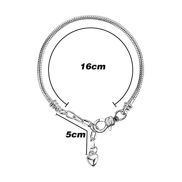 Panjia snake bone bracelet stainless titanium steel DIY universal chain jewelry beading accessories adjustable color-retaining bracelet production