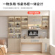 Solid wood desk bookshelf integrated desk with bookcase combination modern minimalist learning table household desktop office computer table