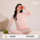 Girls' Autumn Clothes and Autumn Pants Set Pure Cotton Cotton Medium and Large Children Teenagers Children's Thermal Underwear Girls' Pajamas