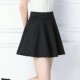 Large size summer A-line skirt for women's short skirt for high waist mid-length pockets 2025 square dance spring new style to make you look slim
