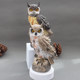 Simulated owl ornaments balcony garden home gardening decoration crafts bird animal model landscaping bird repellent