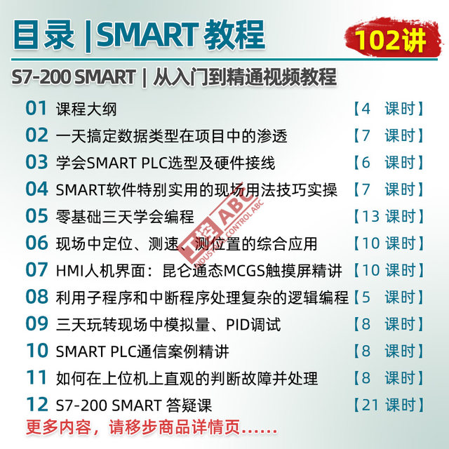 Siemens smart 200 tutorial plc programming teaching video course software introductory learning application explanation