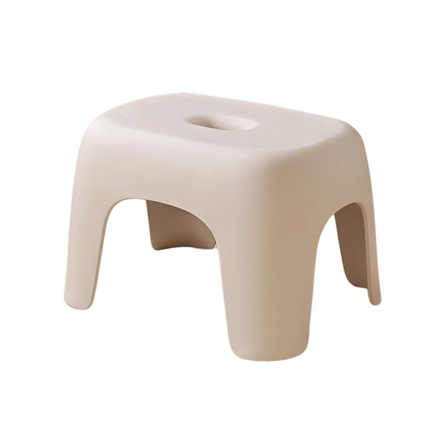 Small stool for household plastic stool non-slip sturdy and durable living room tea table stool children's bathing bench stool bathroom stool