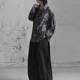 No sense no sense/floating savage retro printed long-sleeved loose shirt turtleneck literary neutral shirt