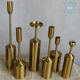 New wedding European-style electroplated candlestick six-piece set of props welcome area decoration supplies table decoration foreign trade