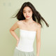 Anecrofomed as a thoracic cushion -free ice silk suspender Beauty back with vest female in summer, wearing tube top underwear tops