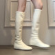 2025 great-looking boots for women, new hot style white early autumn super hot and beautiful boots, royal sister long knight boots