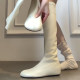 2025 great-looking boots for women, new hot style white early autumn super hot and beautiful boots, royal sister long knight boots