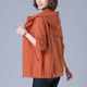 Large size thin coat for women spring and autumn 2025 new loose windbreaker for small middle-aged and elderly mothers hooded top