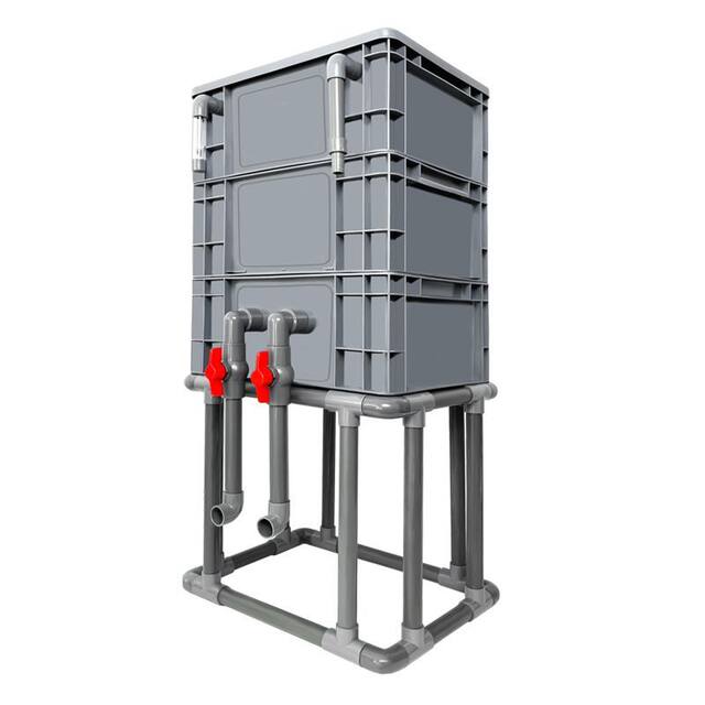 DIY support frame base turnover box fish tank turtle tank fish pond filter bracket custom height upper filter box