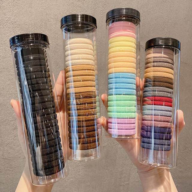 Seamless hair band, high elastic rubber band, thick hair rope for adults, thick hair rope for women, Korean simple hair rope accessories