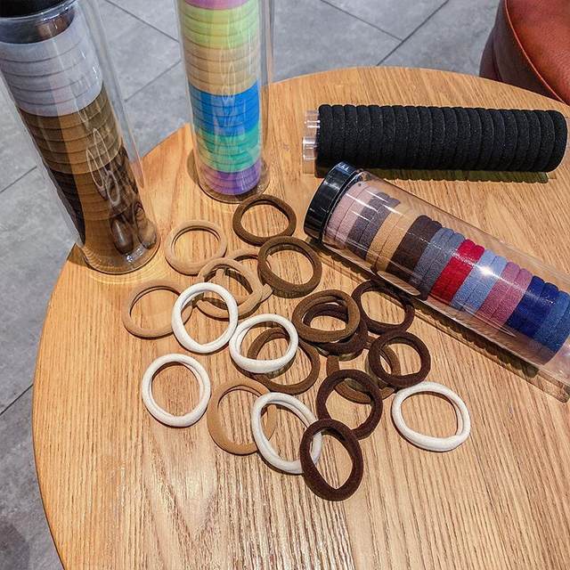 Seamless hair band, high elastic rubber band, thick hair rope for adults, thick hair rope for women, Korean simple hair rope accessories