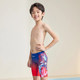 Zhouke children's swimming trunks men's five-point professional swimming training boy Ultraman Jed Quick-drying chlorine-resistant racing swimsuit