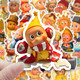 130 cute cartoon stickers diy bubble mart star stickers ins healing super