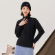 Touchorian autumn and winter shaking fleece caught jacket sweater female inner biliary warm top half high neck shirt with bottom shirt plus velvet
