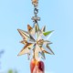 Sun catcher light gift Tyndall effect crystal pendant creative decompression combined color ornaments glass polygonal prism