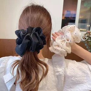 4/6 Pcs/Set Woman Fashion Scrunchies Velvet Hair Ties Girls