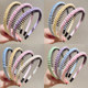 Children's hairband female 2025 new girl's toothed anti-slip headband does not strangle the head primary school students crush hairpin headwear