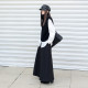 AIRIQI winter new texture commuting and slim casual high waist A-line midi skirt skirt AY34BQ505