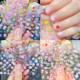 Children's cartoon nail stickers princess baby waterproof nails sticker flower, child toy, little rabbit gum -gel nails sticker
