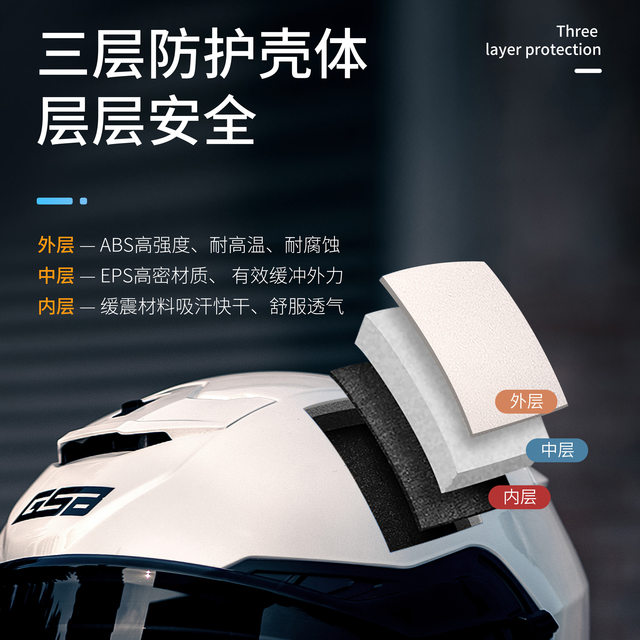 gsb motorcycle summer sun protection helmet half helmet female double lens three quarters retro helmet male gsb263