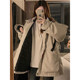 300Jin [Jin equals 0.5 kg] Large size fat mm American retro cotton thickened cotton suit for women's spring new workwear park overcoming the trend of jacket