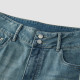 [Same style in the mall] Semir jeans for women with frilled cropped pants on the street 2025 summer new bell-bottom pants to make you look slim M