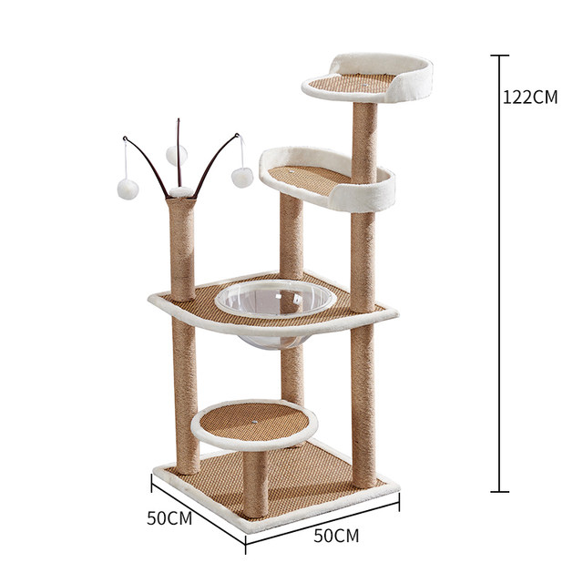 Wild cat crawling rack cat rack cat nest integrated cat tree four ...