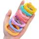 Children's colorful hair rings do not hurt hair, high ponytail hair rope, girls' towel ring, students' durable high-elastic hair rope rubber band