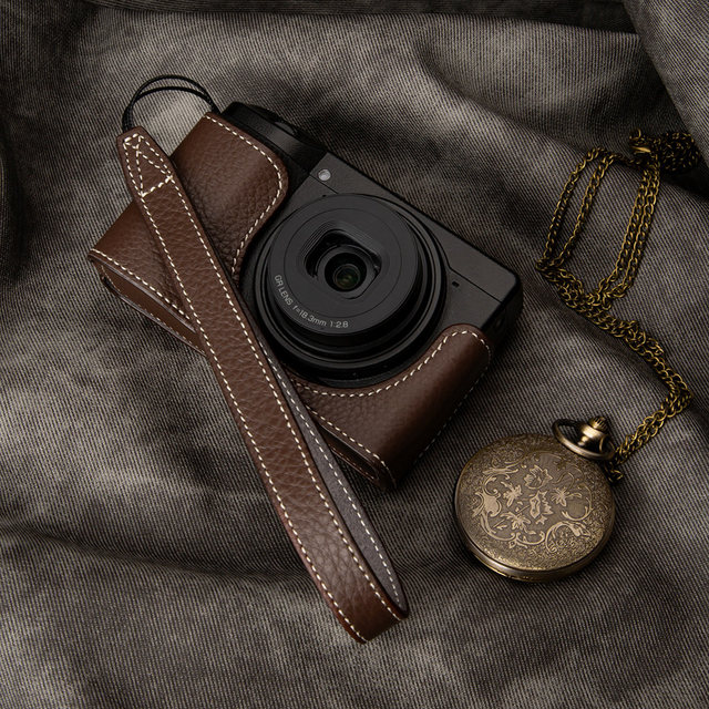 
Suitable for Ricoh GR3/GR3X Leather Case Genuine Leather Base GR4 Camera Protective Case GR3 Protective Case Camera Bag