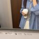 Blue linen plaid shirt for women 2025 summer new loose and versatile casual style sun protection shirt jacket ins